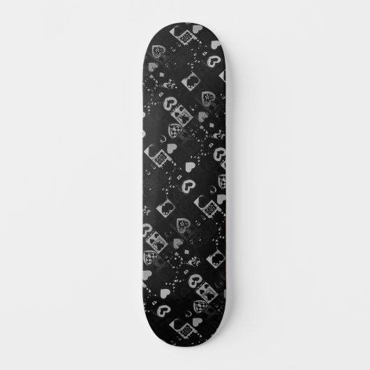 Cool Monochromatic Urban Street Art Geïnspireerd Persoonlijk Skateboard (Voorkant)