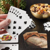 Cool Monogram Baseball Theme Poker Speelkaarten (Insitu)