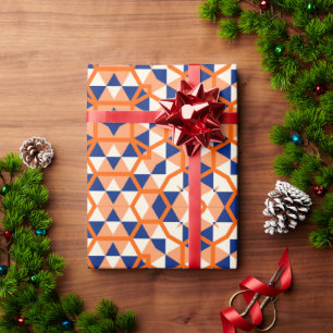 Cool Monogram Feestelijke Glanzende Verjaardag voo Cadeaupapier