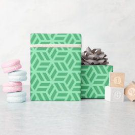 Cool Monogram Geometrische Romantische Kinderen Ve Cadeaupapier