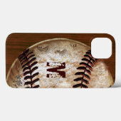 Cool Monogram, Number Baseball iPhone 6S Hoesjes (Achterkant (horizontaal))