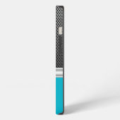 Cool Monogram Roughe Look iPhone Hoesje (Linkerkant)