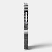 Cool Monogram Ruw Uitziend Case-Mate iPhone Case (Achterkant / Links)