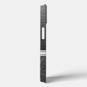 Cool Monogram Ruw Uitziend Case-Mate iPhone Case (Achterkant / Rechts)