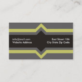 Cool Monogram Visitekaartjes (Achterkant)