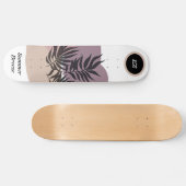 Cool Monogrammed "Summer Breeze" Skateboard (Horizontaal)