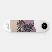 Cool Monogrammed "Summer Breeze" Skateboard (Horizontaal)