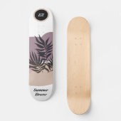 Cool Monogrammed "Summer Breeze" Skateboard (Voorkant)