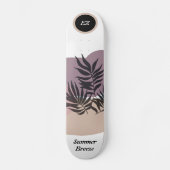 Cool Monogrammed "Summer Breeze" Skateboard (Voorkant)