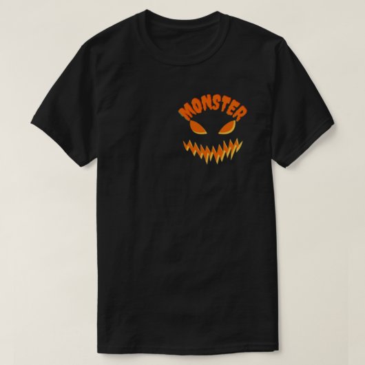 Cool Monster Crew T-Shirt Design (Design voorkant)