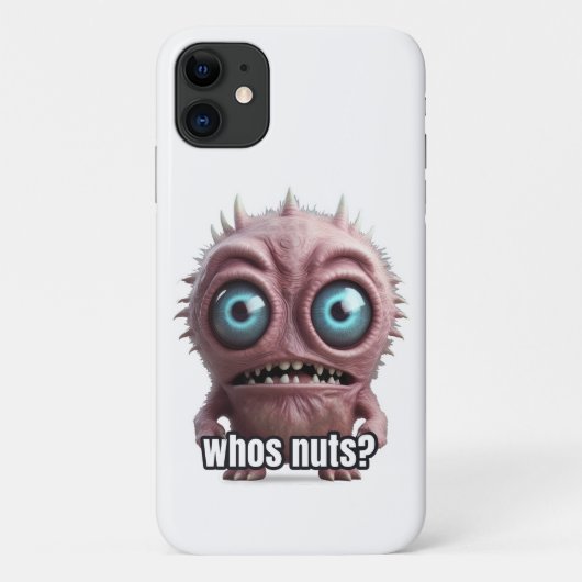 Cool monster met grappige tekst citaat ontwerp Case-Mate iPhone case (Achterkant)