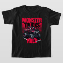 Cool Monster Truck Zwart en Rood