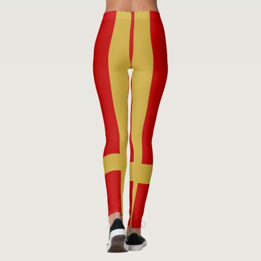 Cool Montenegro vlag-Mode Leggings (Achterkant)