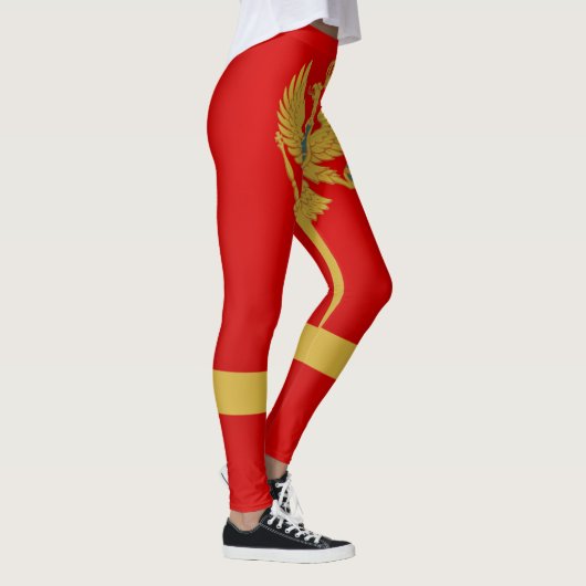 Cool Montenegro vlag-Mode Leggings (Rechts)
