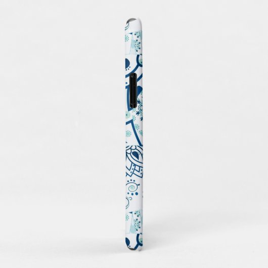 COOL Mooi blauw Case-Mate iPhone Case (Achterkant/rechts)