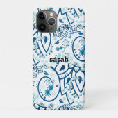 COOL Mooi blauw Case-Mate iPhone Case (Achterkant)