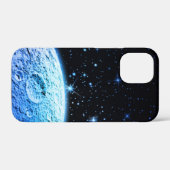 Cool Moon Blue Galaxy Space Stars Case-Mate iPhone Case (Achterkant (horizontaal))