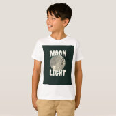 Cool Moon Light Galaxy Birthday Gift Boy's T-Shirt (Voorkant volledig)