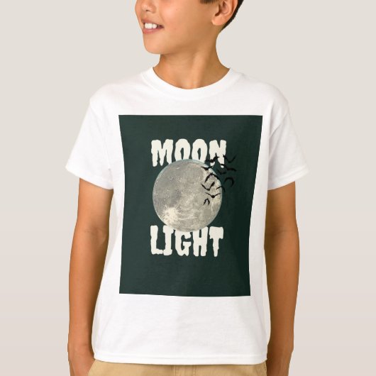 Cool Moon Light Galaxy Birthday Gift Boy's T-Shirt (Voorkant)