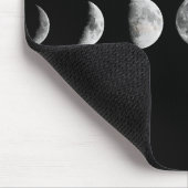 Cool Moon Phases Mousepad Muismat (Hoek)