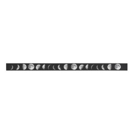 Cool Moon Phases Ribbon Grosgrain Lint