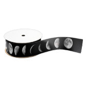 Cool Moon Phases Ribbon Grosgrain Lint (Spoel)