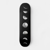Cool Moon Phases Skateboarding Decl Skateboard (Voorkant)