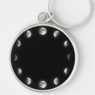 Cool Moon Phases Sleutelhanger