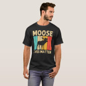 Cool Moose For Men Women Moose Alaska Moose Elk Hu T-shirt (Voorkant volledig)