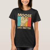 Cool Moose For Men Women Moose Deer Bull Elk T-shirt (Voorkant)