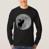 Cool Moose  Moon    Howling Moose T-shirt (Voorkant)