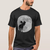 Cool Moose  Moon    Howling Moose T-shirt (Voorkant)