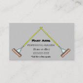 Cool Mops Design Professional Cleaning Visitekaartje (Voorkant)