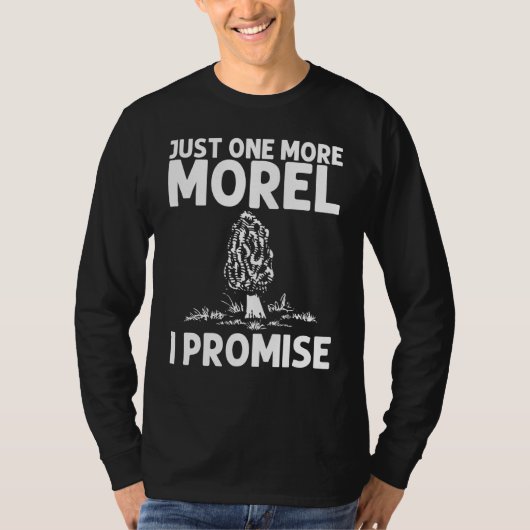 Cool Morel Design for Men Wild Mushroom Hunt T-shirt (Voorkant)