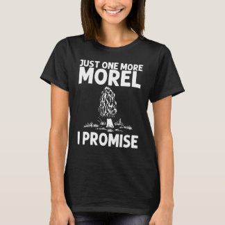 Cool Morel voor mannen Wilde paddenstoel Hunter Hu T-shirt