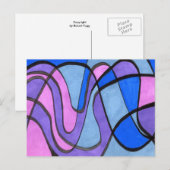 "Cool Morning" Abstract Briefkaart (Voorkant / Achterkant)