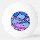 "Cool Morning" Abstracte pingpongbal (Achterkant)