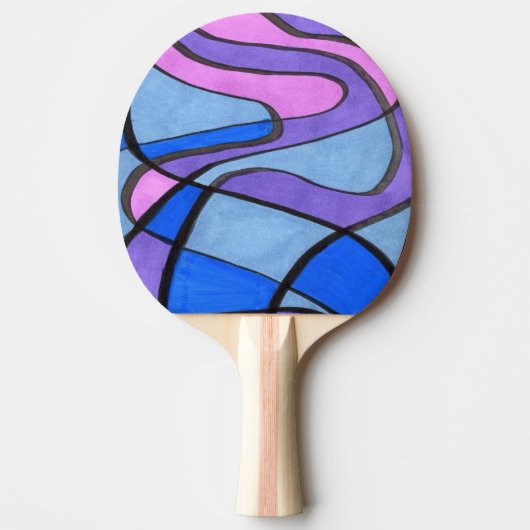 "Cool Morning" Abstracte pingpongpeddel Tafeltennisbatje (Voorkant)