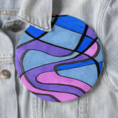 "Cool Morningl" Abstracte Art Button (In situ)