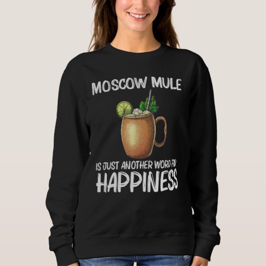 Cool Moscow Mule For Men Women Mug Vodka Cocktail  Trui (Voorkant)