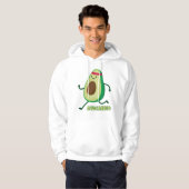 Cool Motivatie Avocardio Avocado Cardio Hoodie (Voorkant volledig)