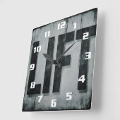 Cool Motivatie training LIFT Gym Fitness Vierkante Klok (Hoek)