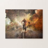 Cool Motocross Bike Highway Legpuzzel (Horizontaal)