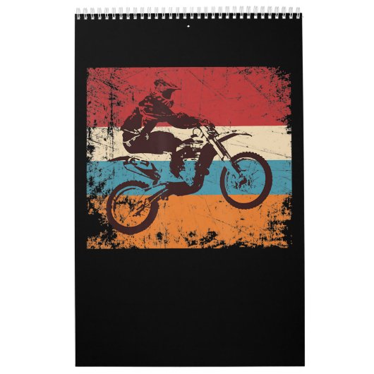 Cool Motocross Gift voor motorfietsen.p Kalender (Hoes)