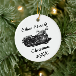 Cool Motorbike Keramisch Ornament