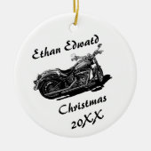 Cool Motorbike Keramisch Ornament (Voorkant)