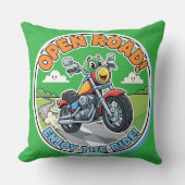Cool Motorcycle-Adventurous Nursery Decor Kussen (Voorkant)