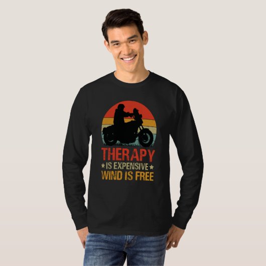 Cool Motorcycle Bike Rider 1 T-shirt (Voorkant volledig)