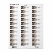 Cool Motorcycle Biker Custom Adresetiketten Etiket (Full Sheet)