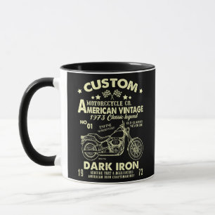 Cool Motorcycle Co. 1973 Birthday American  Mok